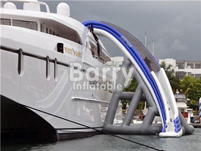 Custom Premium inflatable yacht slide/ Inflatable Water Slide For Boat BY-WS-106
